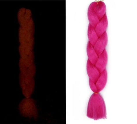 Star Fashion Luminous Synthetic Braiding Hair