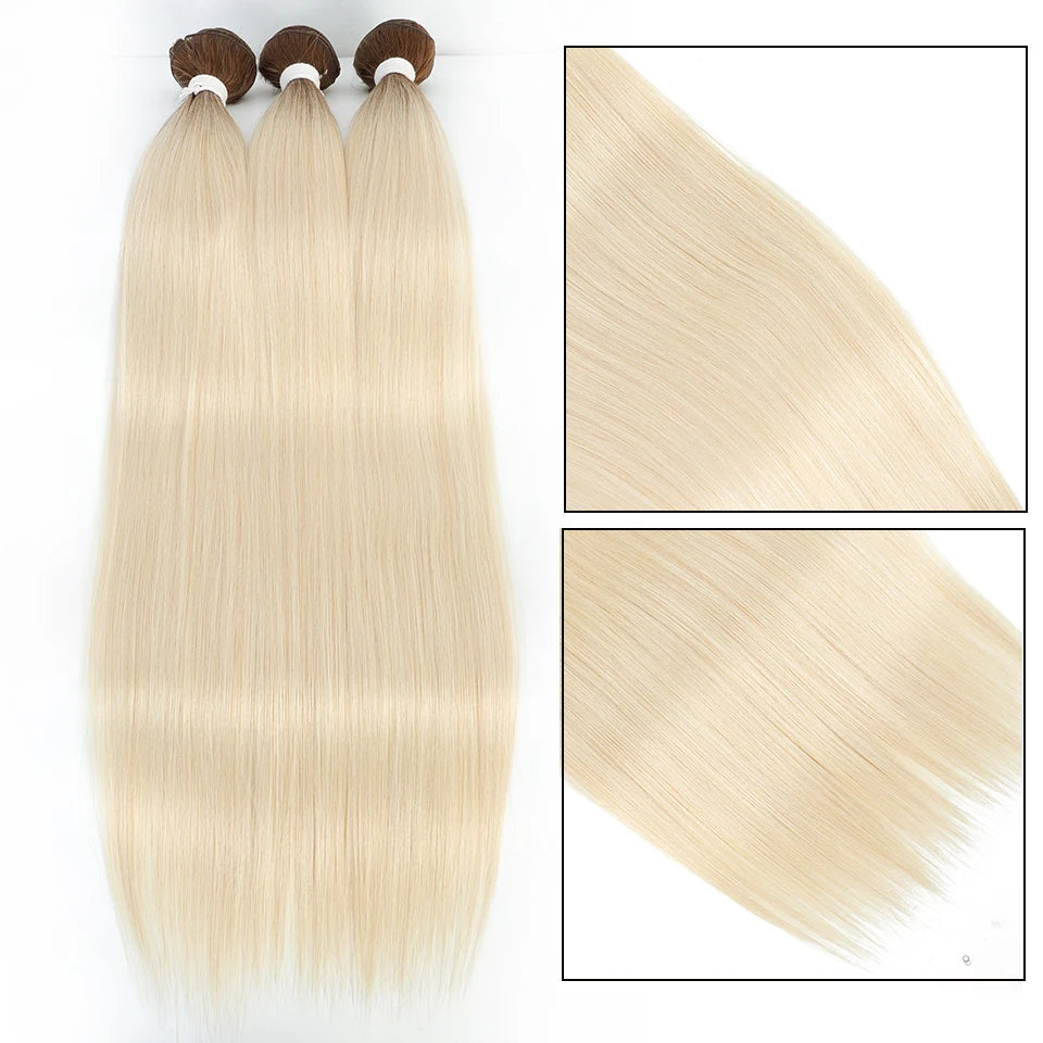 Yaki Straight Synthetic Hair Bundles - Various Colors Available