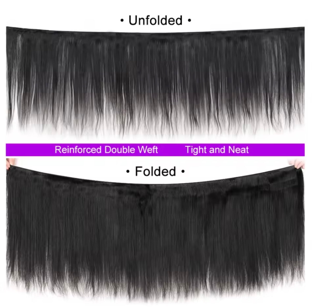 2Trendy - Straight Bundles With 4x4 Transparent Lace Closure Human Hair