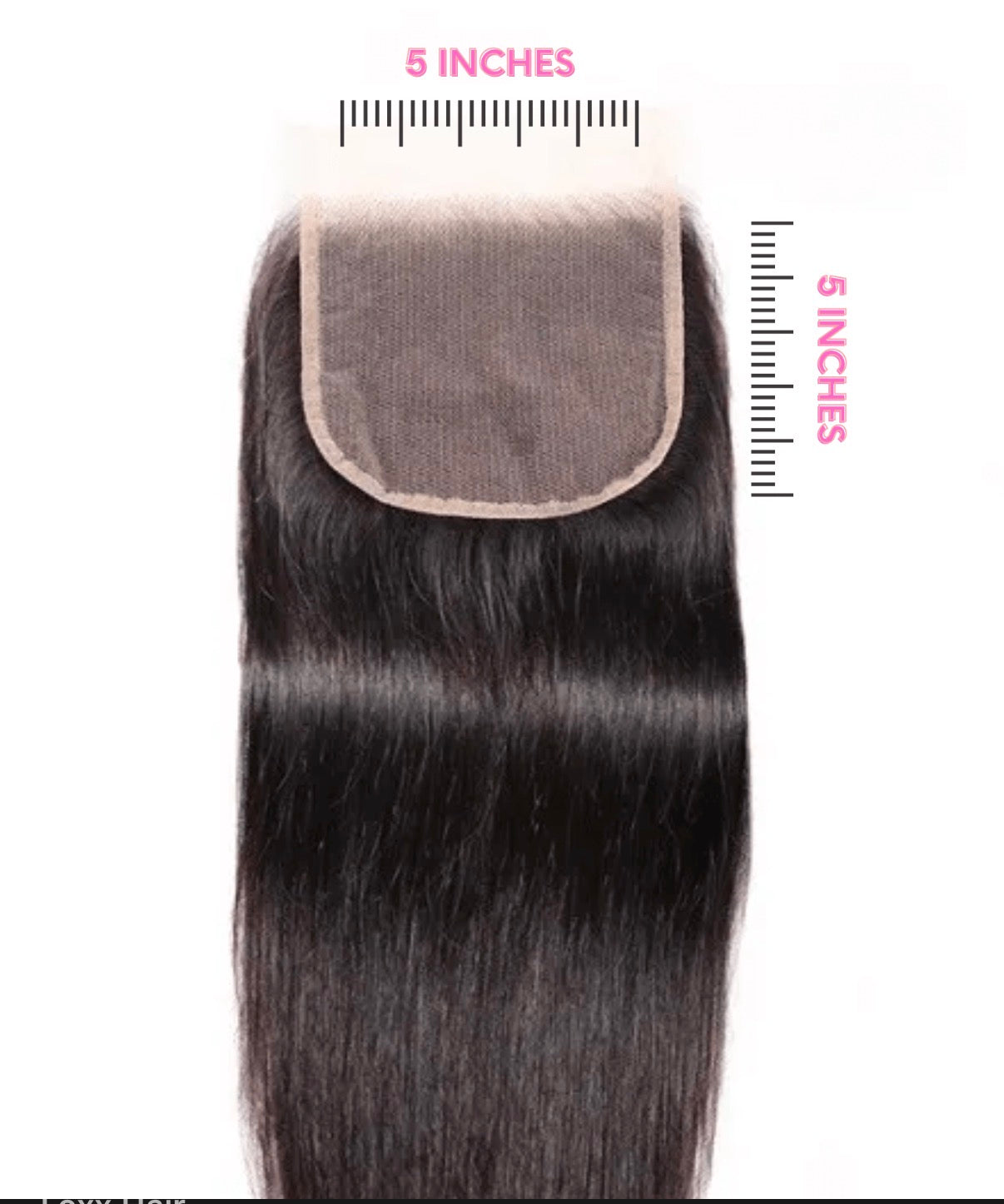 2Trendy - Straight Human Hair 5x5 HD/Transparent Lace Closure Pure-Hand Tied