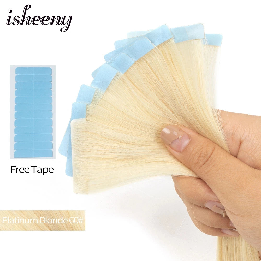 PU Skin Weft Invisible Tape-Ins Human Hair