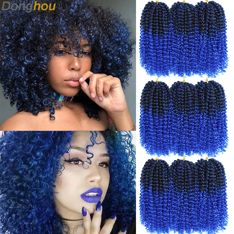 Curly Passion Twist Synthetic Crochet Hair - Various Colors Available