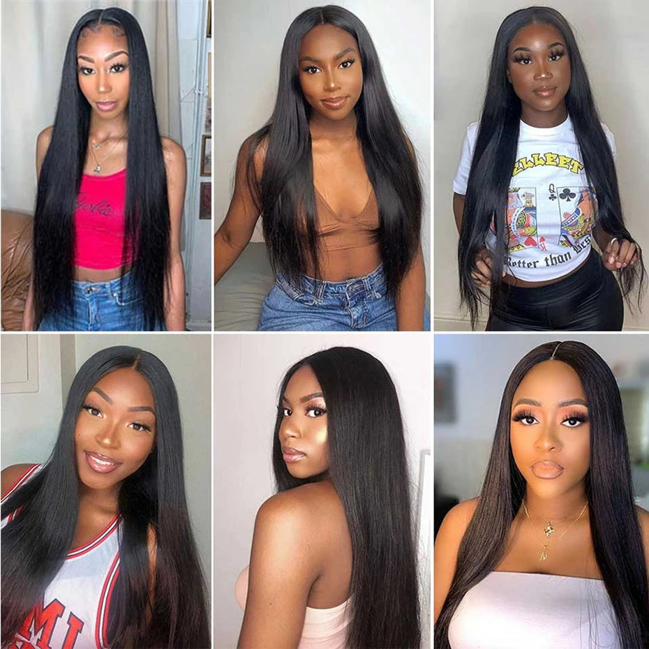 Brazilian Remy Straight - Glueless Human Hair Ready to Wear Wig