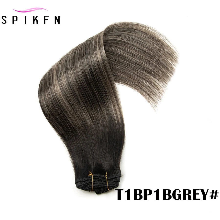 Straight 100% Human Hair Clip Ins - Various Options Available