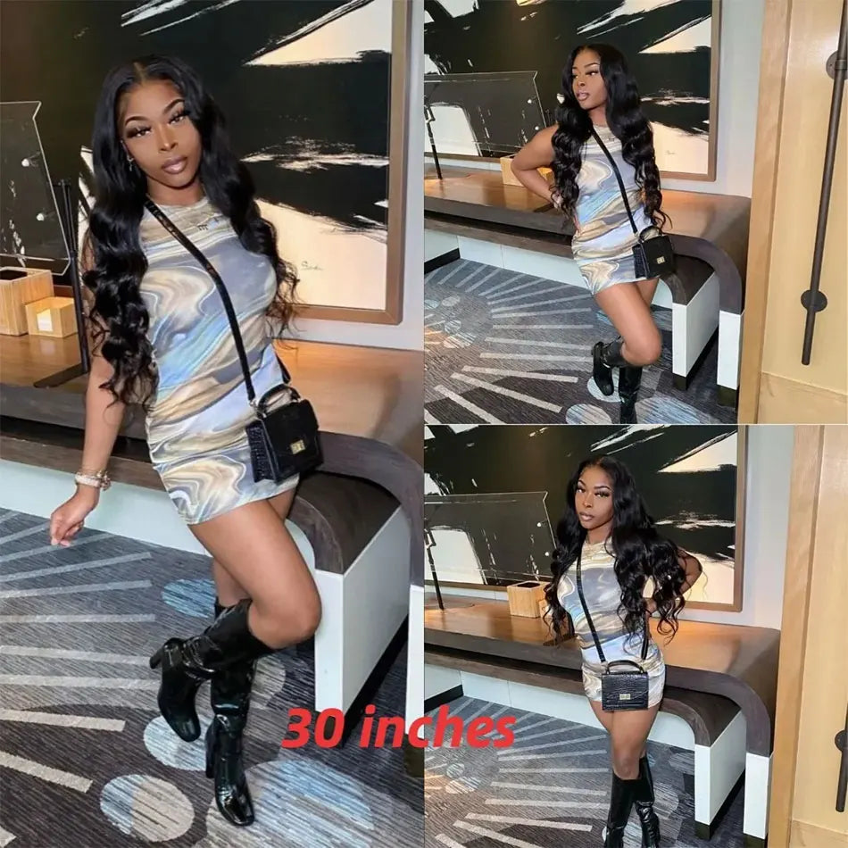 Body Wave - Glueless HD Transparent Pre Bleached Lace Closure Ready to Wear Wig