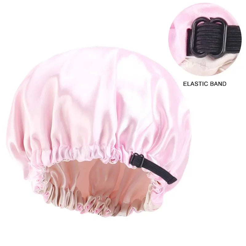 Girls Satin Wide Band Bonnet For Babies/Children