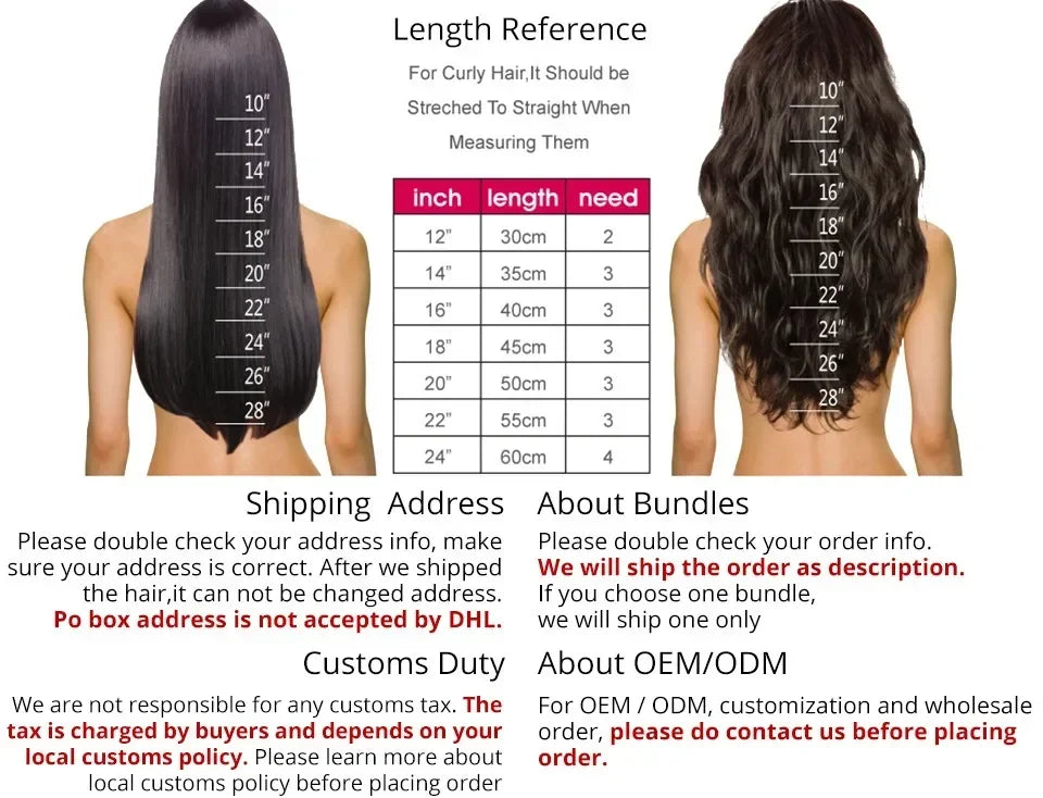 Ginger Orange Brazilian Bone Straight HD Transparent Lace Frontal or Closures 100% Human Hair