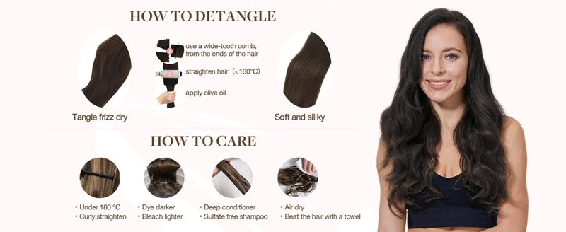 Deep Wave Brazilian Human Hair Clip Ins