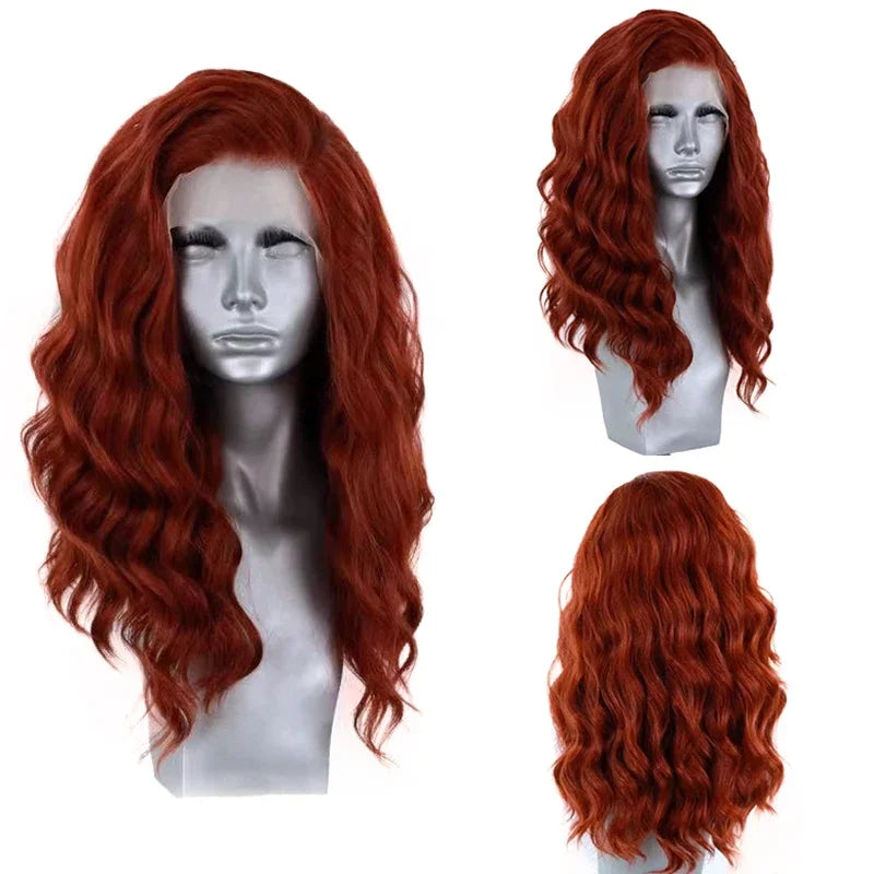 Water Wave Short Synthetic Lace Front Wigs - Various Colors Available