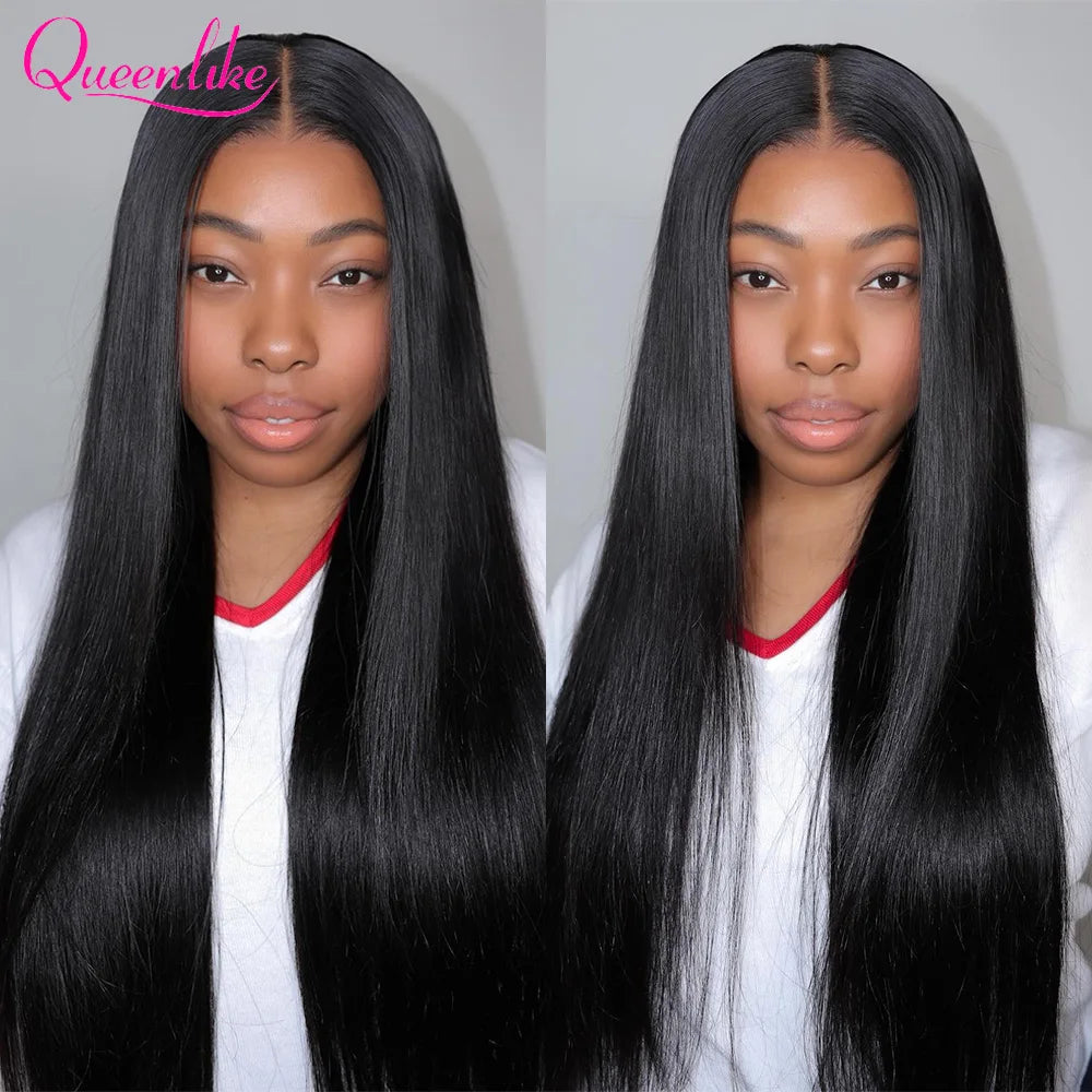 Straight Human Hair HD Invisible Lace Frontal Wig