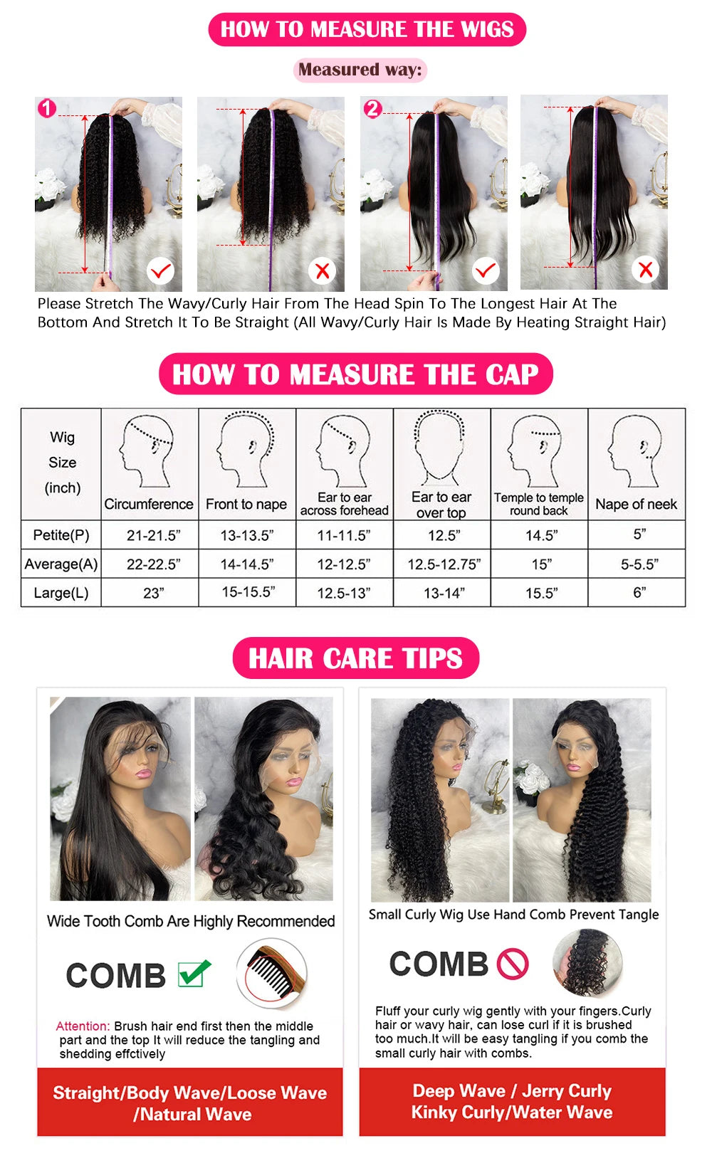 Deep Wave Curly Highlight Honey Brown Lace Front - Human Hair Wigs