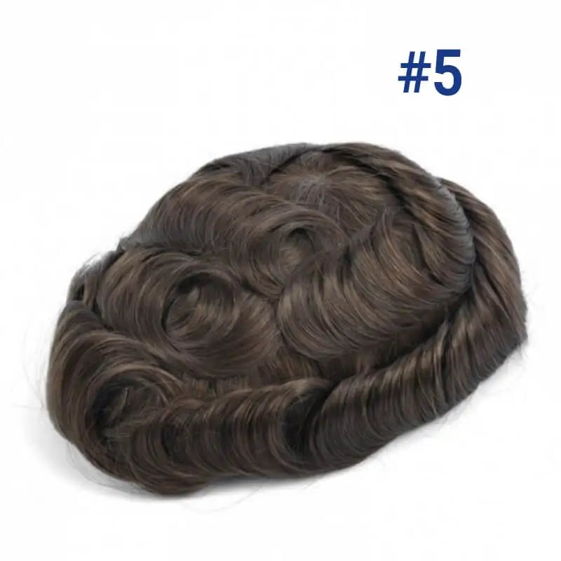 Swiss Lace 100% Natural Human Hair Toupee Hair Replacement Systems - Various Options Available