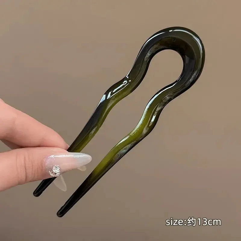 New U-Shaped Hair Fork Women Fashion Hairpins