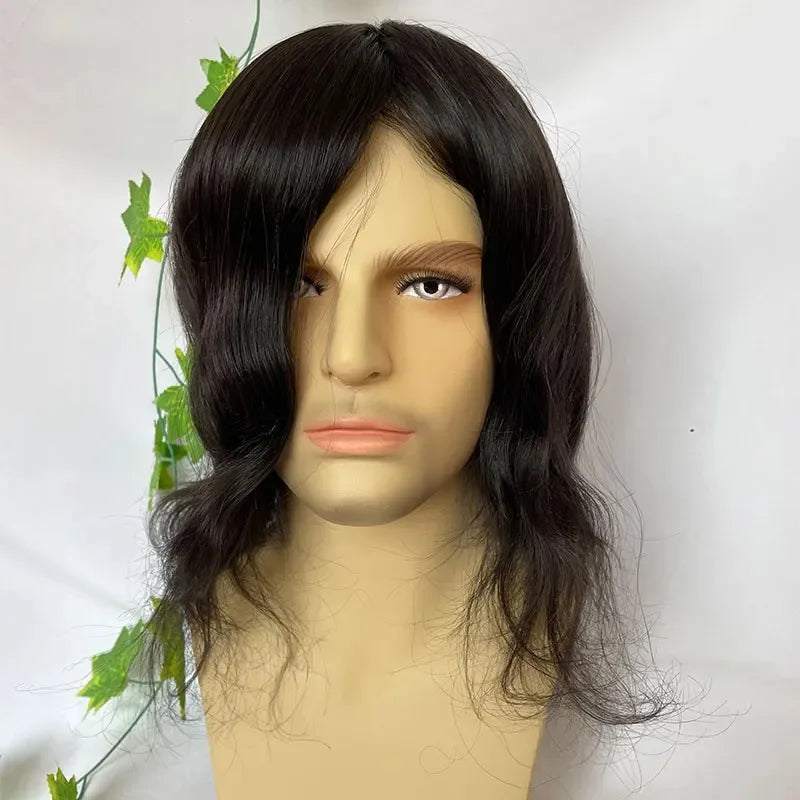 12inch Long Human Hair, Thin Skin Base PU Toupee/Replacement Units - Various Options Available