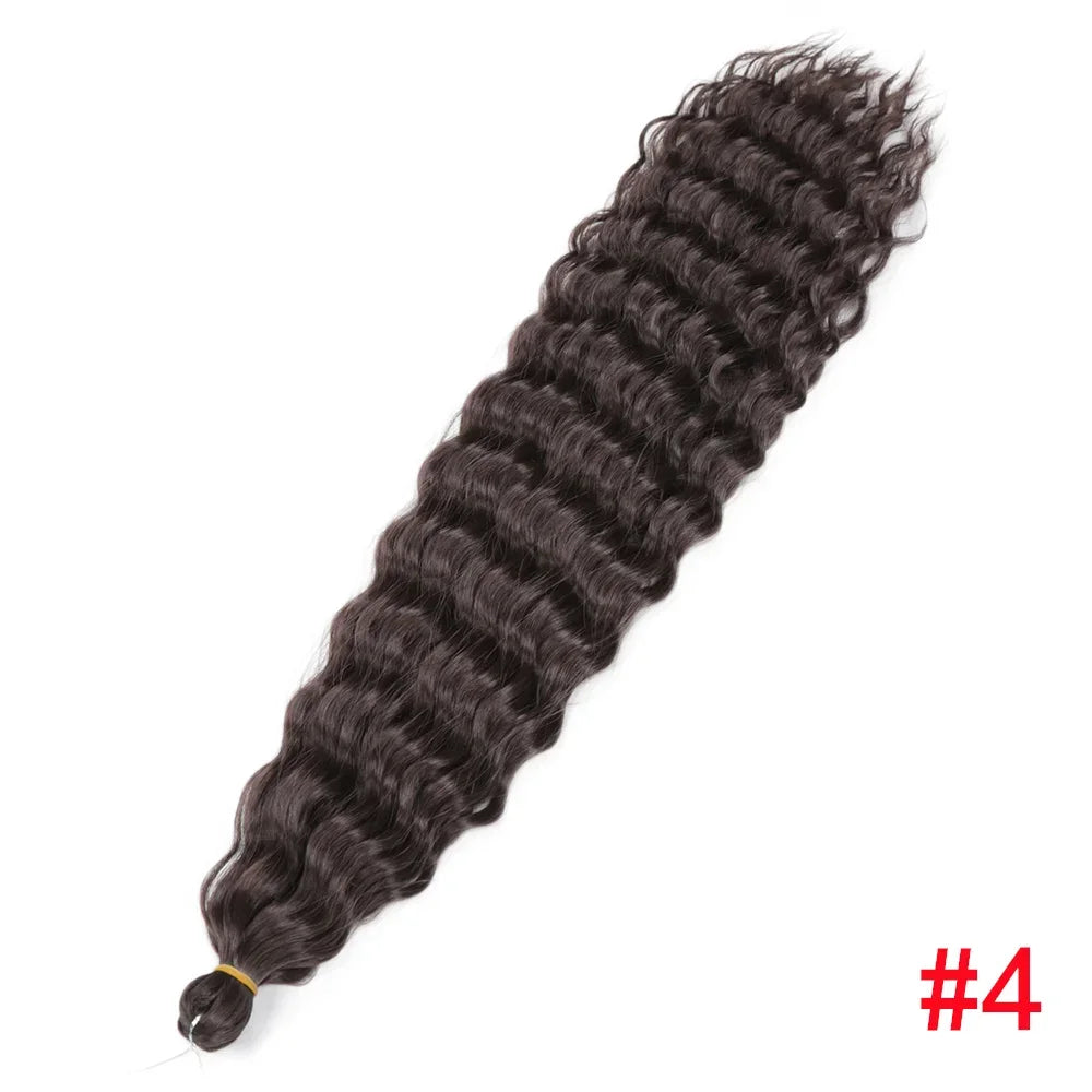 Water Wave Synthetic Crochet Hair - Various Colors Available