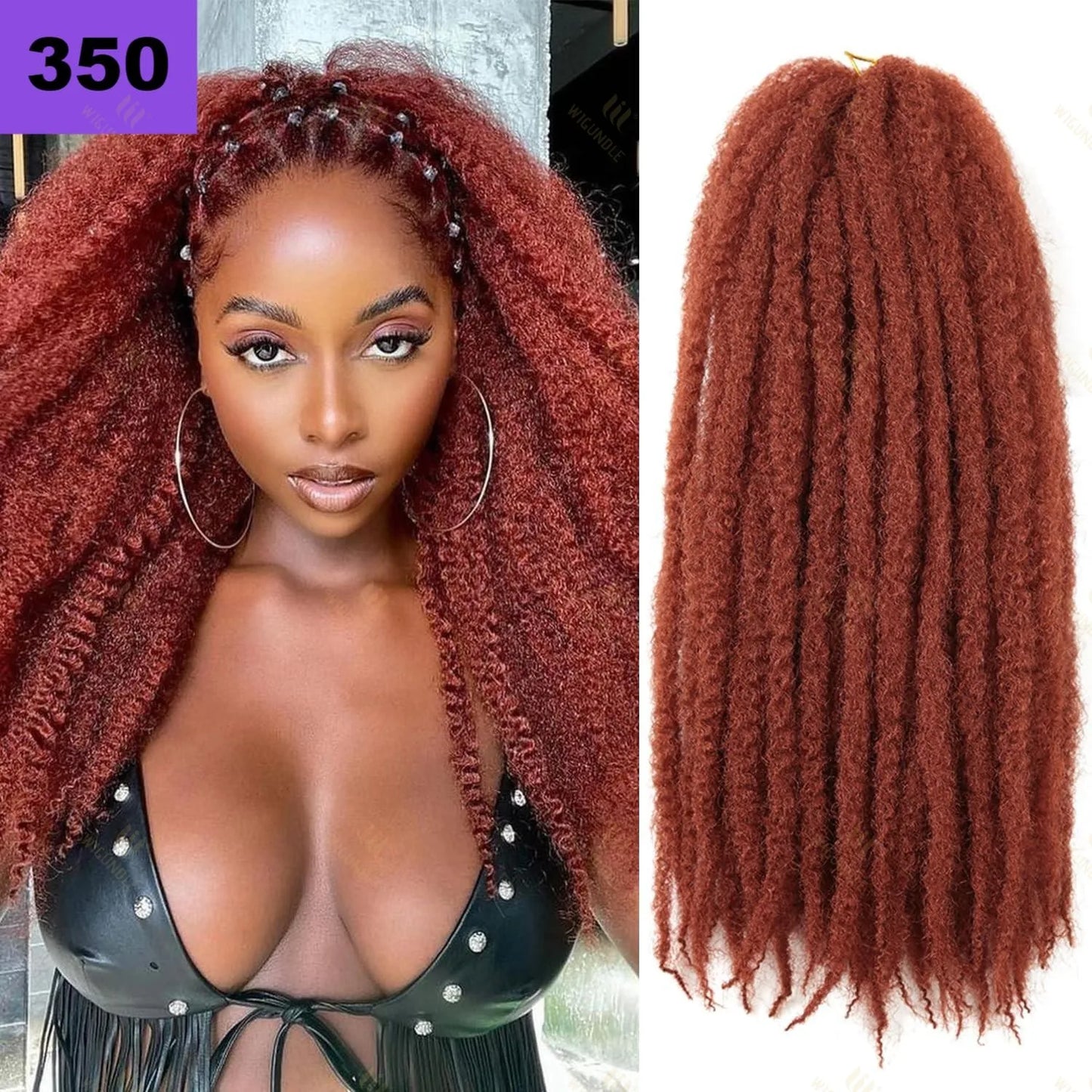 Marley Twists Synthetic Braiding/Crochet Hair - Various Colors Available