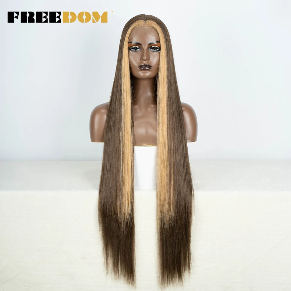 Straight Synthetic Lace Front Wigs - Various Colors Available