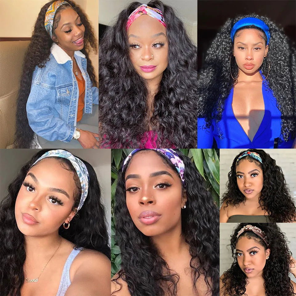 Afro Kinky Curly Human Hair Clip-In Extensions - 8Pcs/Set 120G Natural Color