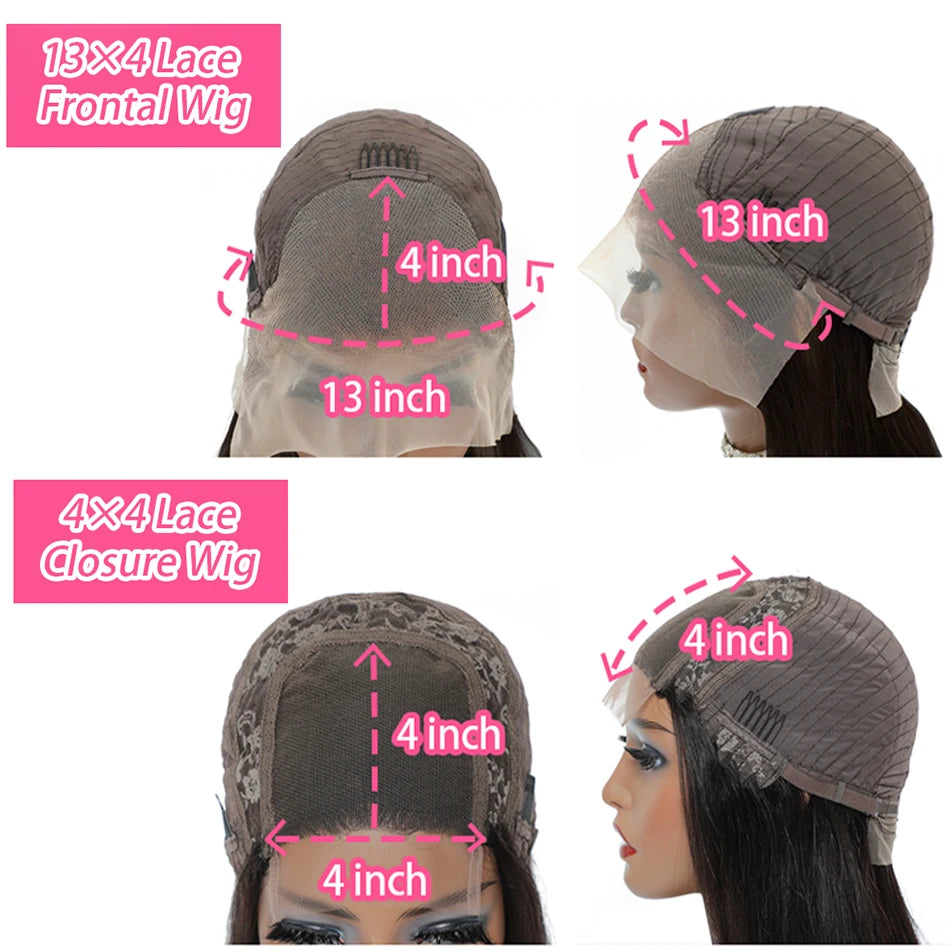 Deep Water Wave Curly Bob - Transparent Lace Frontal Glueless Wig