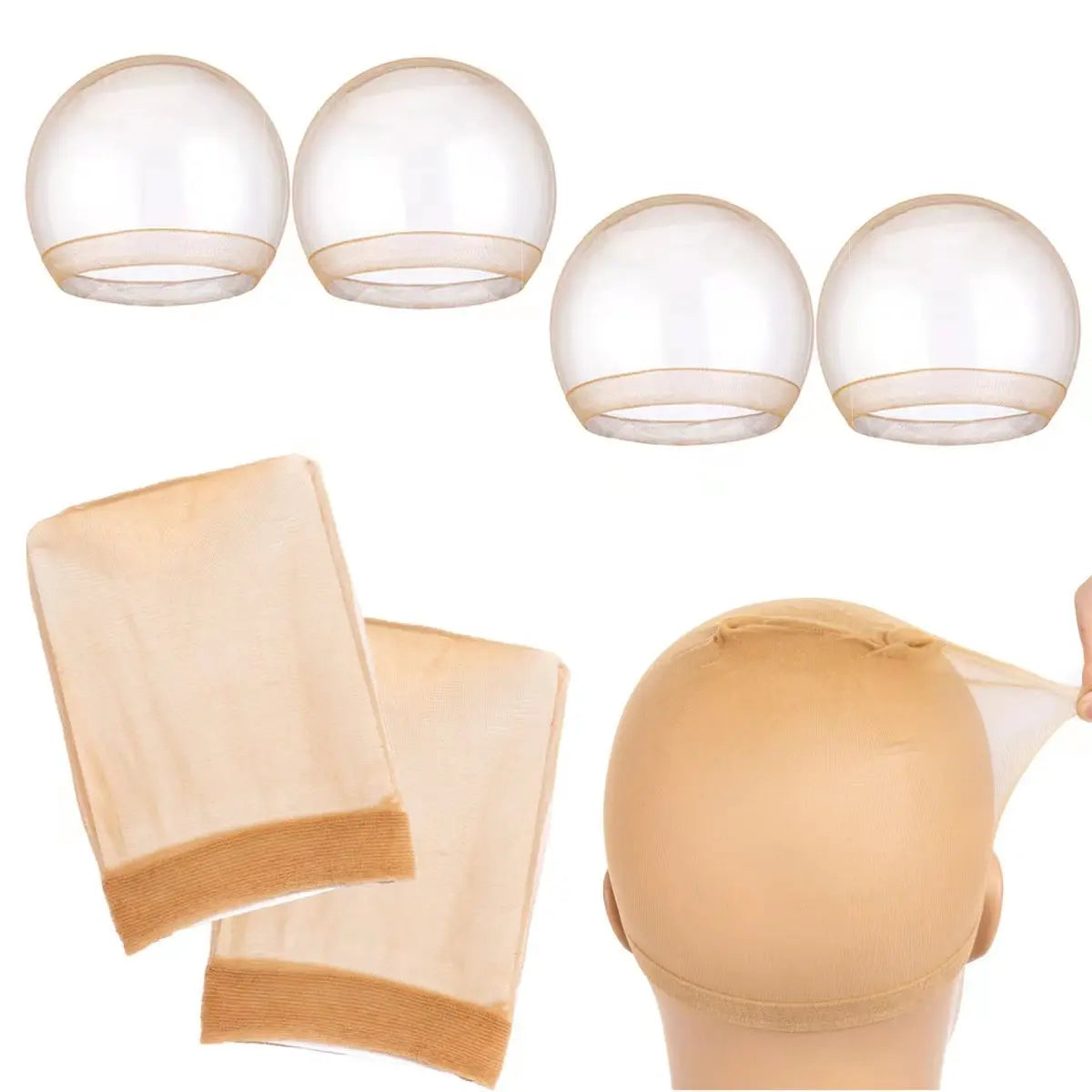 High Quality Transparent HD Lace Front Wig Caps - Nylon Stretch