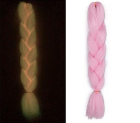 Star Fashion Luminous Synthetic Braiding Hair