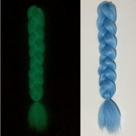 Star Fashion Luminous Synthetic Braiding Hair