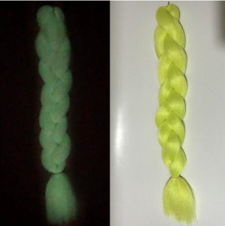 Star Fashion Luminous Synthetic Braiding Hair