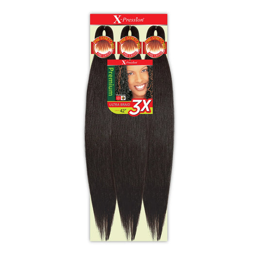 X-Pression Pre Stretched Braid 42" Ultra Lightweight - Various Colors Available