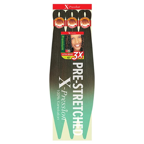 X-Pression Pre Stretched Braid 42" Ultra Lightweight - Various Colors Available