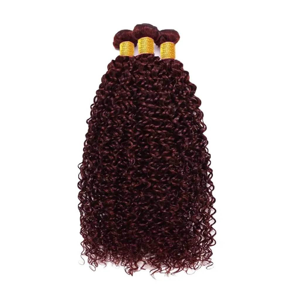 Deep Wave Burgundy 99J Unprocessed Brazilian Virgin Human Hair Bundles