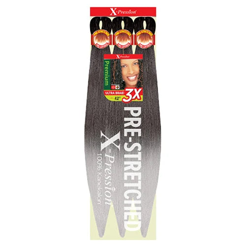 X-Pression Pre Stretched Braid 42" Ultra Lightweight - Various Colors Available