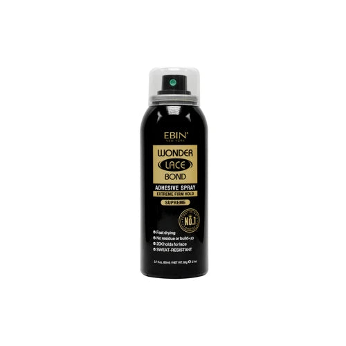Ebin New York Wonder Lace Bond Adhesive Melting Spray  - Extreme Firm Supreme Maximum Hold, Perfect for Daily Use