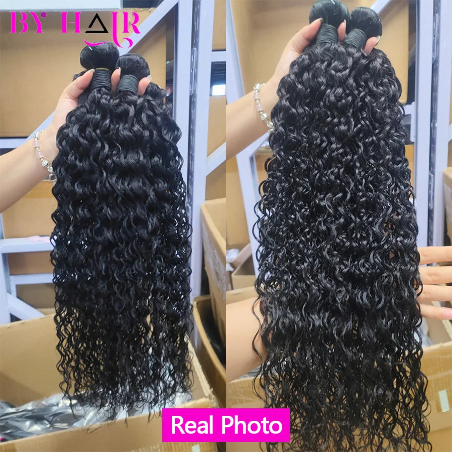 Water Wave Remy Human Hair Bundles - Various Lengths