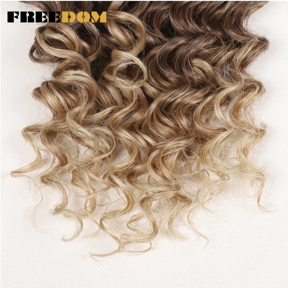 Synthetic Curly Wave Crochet Hair - Various Colors Available