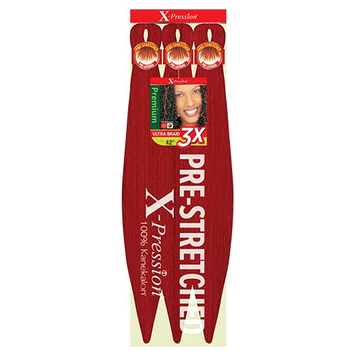 X-Pression Pre Stretched Braid 42" Ultra Lightweight - Various Colors Available