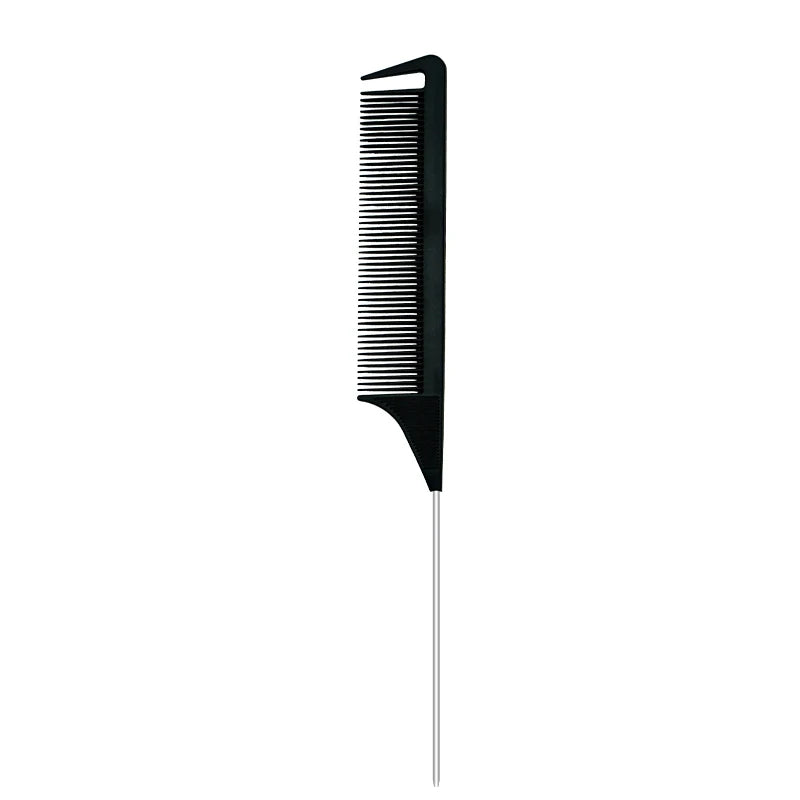 Pro Pointed Tail Hair Styling Anti-static Comb Hair Brush Steel Needle Pin Rat Tail Combs Sets