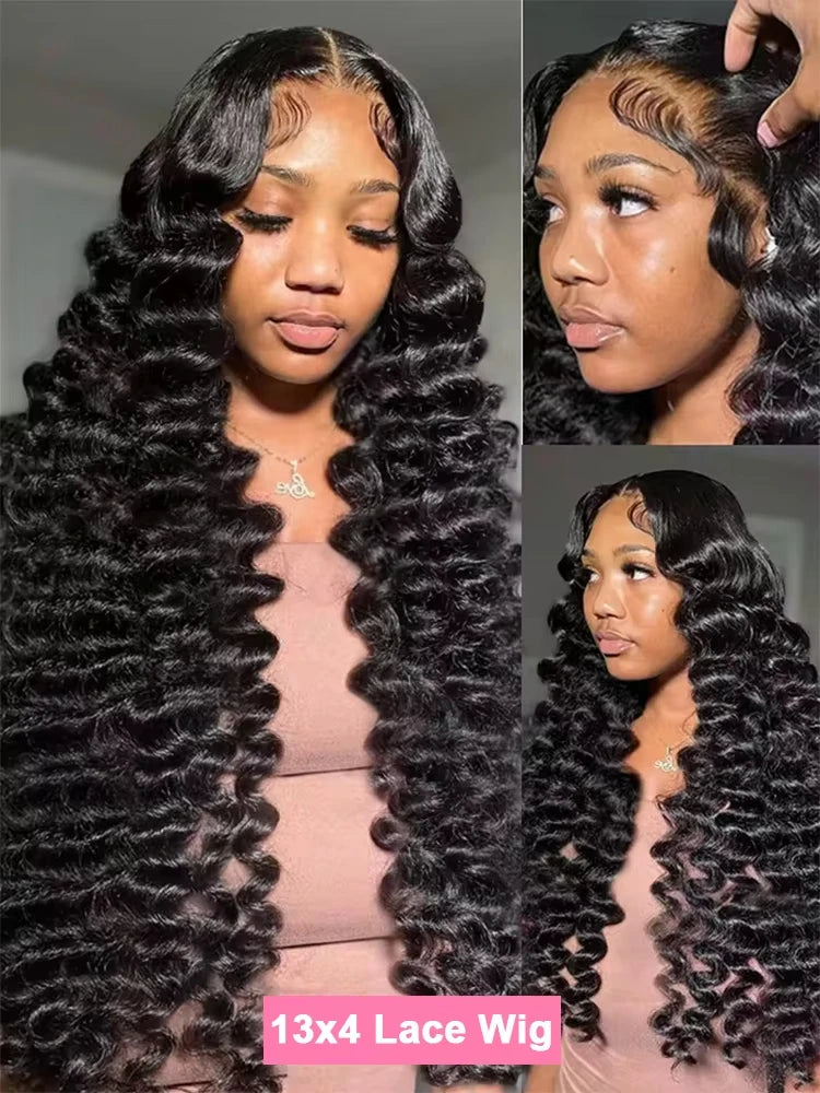 Curly Deep Loose Wave HD Lace Front Wig