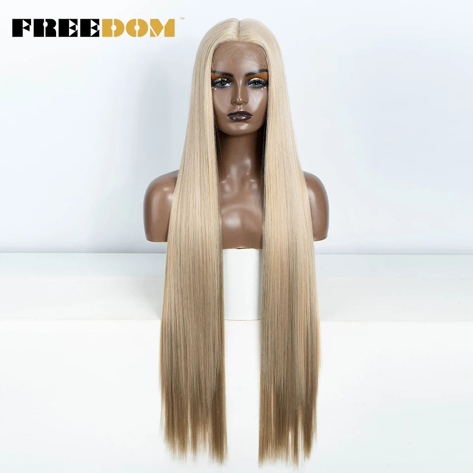 Straight Synthetic Lace Front Wigs - Various Colors Available