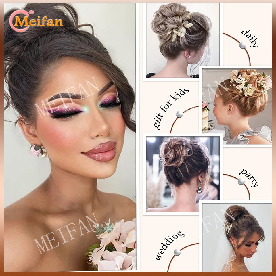 Synthetic Hair Bun with Elastic Band or Clip On - Various Options Available