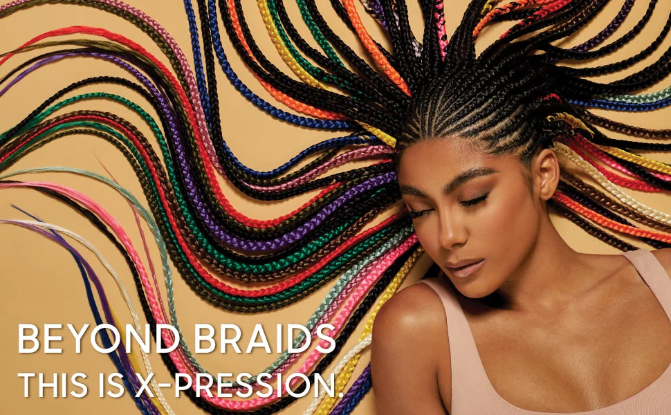 X-Pression Pre Stretched Braid 42" Ultra Lightweight - Various Colors Available