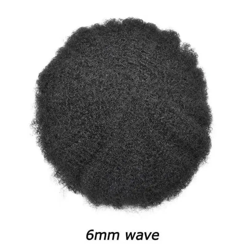 Hair Replacement System (Toupee) - Human Hair Fine Mono NPU, Various Curl Patterns Available