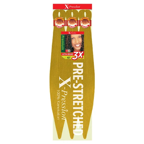 X-Pression Pre Stretched Braid 42" Ultra Lightweight - Various Colors Available
