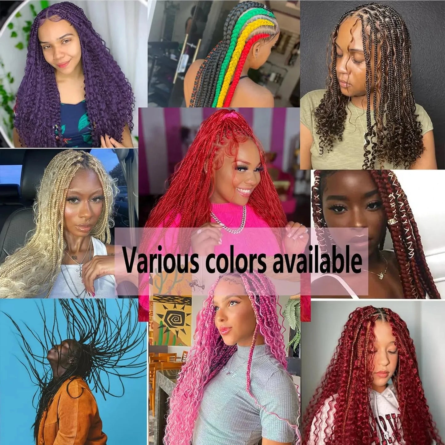 Deep Wave Highlight Ombre Human Hair For Braiding