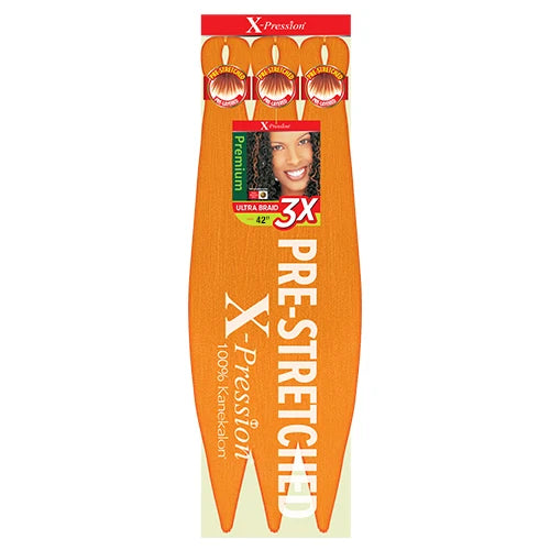 X-Pression Pre Stretched Braid 42" Ultra Lightweight - Various Colors Available