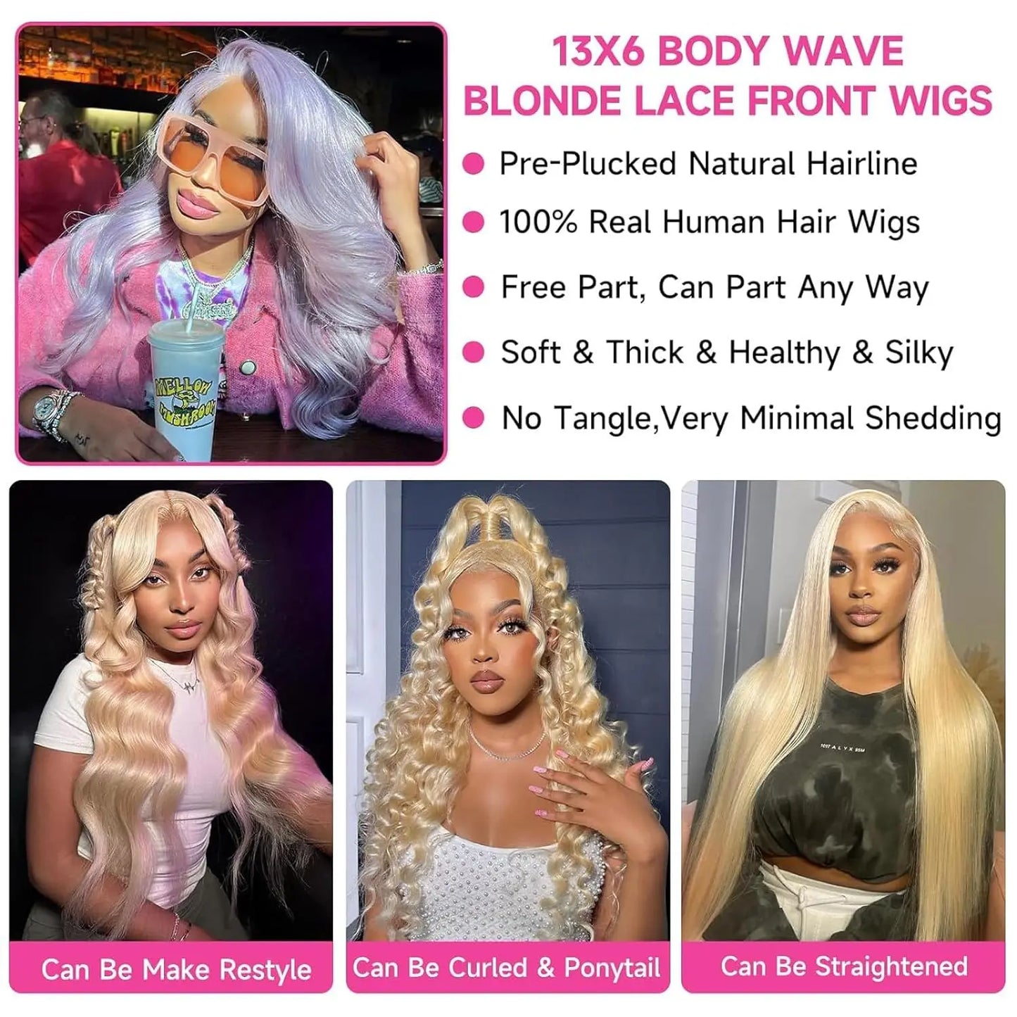 Blonde Body Wave - HD Lace Frontal Human Hair Wig