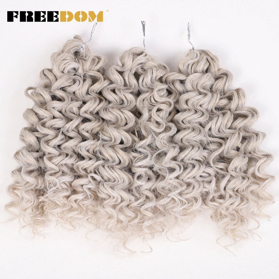 Synthetic Curly Wave Crochet Hair - Various Colors Available