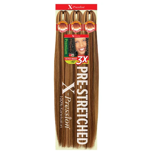 X-Pression Pre Stretched Braid 42" Ultra Lightweight - Various Colors Available