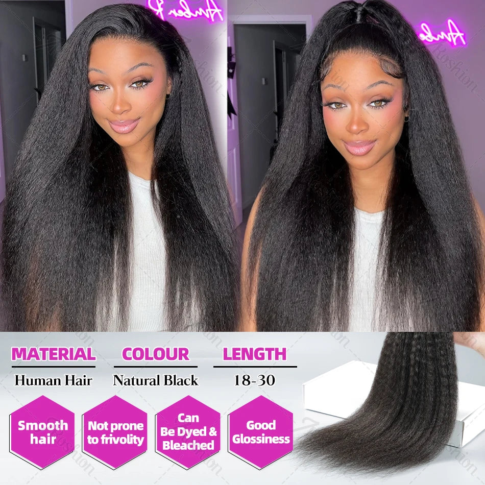 Yaki Straight Indian Raw Virgin Unprocessed 100% Human (3) Bundles