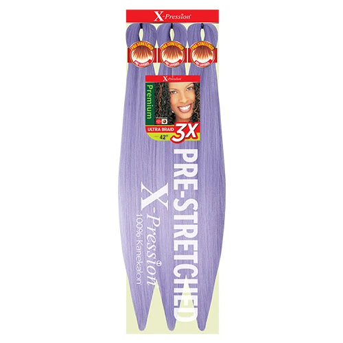 X-Pression Pre Stretched Braid 42" Ultra Lightweight - Various Colors Available