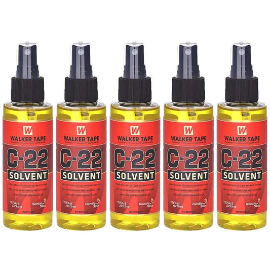 5PCS C-22 Solvent By Walker Tape Adhesive Remover for Toupee and Lace Wigs - Other Glue & Removal Options Available